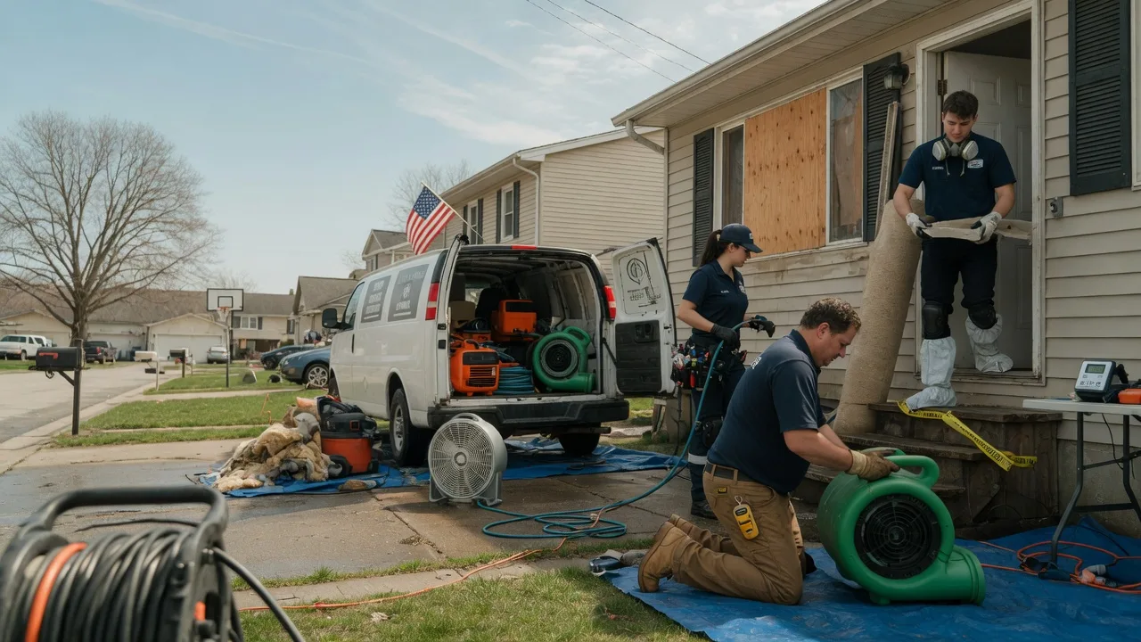 Water Damage Restoration in Americus, KS near me